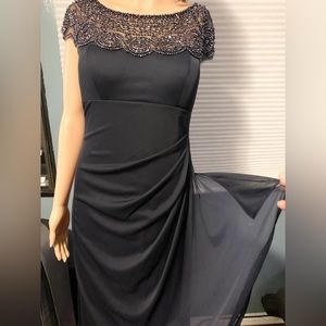 XSCAPE  beautiful strech Beaded dress.New with out tags.